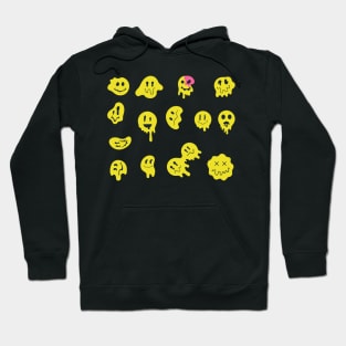 Creepy Emojis sticker pack Hoodie